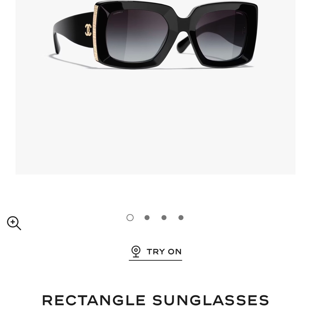 CHANEL Elegant Black Sunglasses - Picture 5 of 6